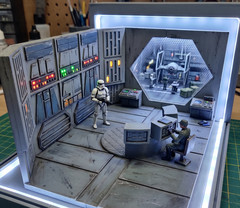 Star Wars Retro Death Star Detention Block – 3:75″ (1:18 Scale) Diorama Display