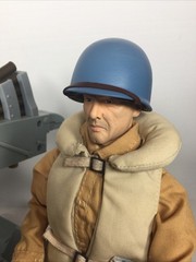1/6 CUSTOM WW2 US NAVY BOFORS 40MM ANTI AIRCRAFT GUN BATTERY + 2 CUSTOM FGURES