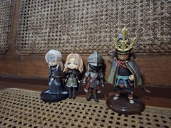 Elden Ring Raging Wolf & Melina + Dark Souls Fire Keeper + Sekiro Genichiro Lot