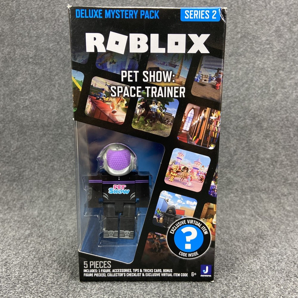Roblox Deluxe Mystery Pk Series 2 Pet Show: Space Trainer 3″ Figure w/ Code New