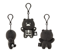 KAKAO Friends Halloween Luminescent Skeleton Choonsik KEYRING [ NO tariff to US]