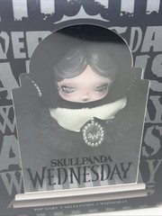 POPMART x SKULLPANDA x WEDNESDAY CLASSIC DRESS VERSION NYC ONLY EXCLUSIVE NIB