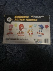 Toy Island Sonic X Bendable Action Figure 4 Pack RARE ON HOLD