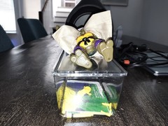 1994 Playmates TMNT Undercover Donatello Yellow accessories w/Card Complete vint