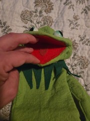 1970s Jim Henson Muppets Kermit The Frog Hand Puppet From My Childhood Toys