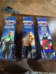 2003 Mattel DC Justice League 10” Action Figure Lot of 3 – NIB Sealed Aquaman…