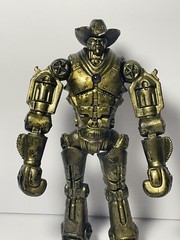 Jakks Pacific 2011 Real Steel set of 3 Figures – Six Shooter,Ambush,Midas Gold