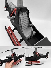 Cobra FANG Helicopter – 1:12 Classified Scale Vehicle, Custom GI Joe Helicopter