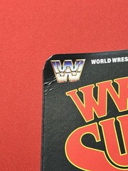 WWE LJN Superstars Hulk Hogan Rare Chase Black Retro Card New with Poster!