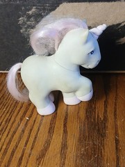 VINTAGE 1982 REMCO MY LITTLE PONY PINK UNICORN PRETTY PETS White /pink Hair