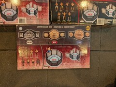 Jakks Pacific UFC 5 Foam Championship Belt Replicas. Rare! Complete Set Original