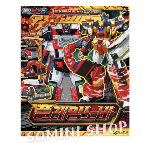 Metal Cardbot S Season2 FLAMENOVA Transformer Robot Fire Car Flame Nova Toy 2025