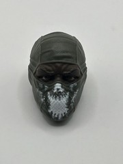 Valaverse Action Force Corsairs Dark Skin Head Fodder 1/12 Scale