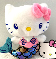 Hello Kitty Plush Doll Mermaid 5.5 inch tall by Sanrio Cute Gift NWT