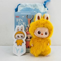 POP MART Labubu The Monsters Pin For Love Series Mini Vinyl Plush Doll Pendant Y