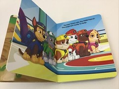 Paw Patrol Vehicles Figure Board Book Lot The Pups Save the Bunnies