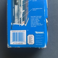 Vintage 1991 Kenner Bill & Ted’s Excellent Adventure Phone Booth Opened Unused