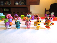 LITTLEST PET SHOP RARE TEENSIES SUPER PACK COMPLETE SET + SHINY DRAGONFLY