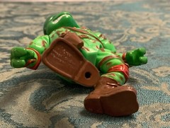 TMNT Raph the Green Teen Beret 1991 w/ Back Card -NO Accessories – NOT COMPLETE