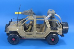 2010 GI Joe VAMP Jeep Vehicle Double Clutch 4″ Figure 25th Pursuit of Cobra POC