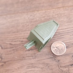 USS Flagg Aircraft Carrier Seat Chair GI Joe Vintage Original 1985 short