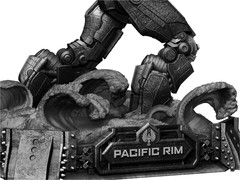 3D Printed Fan Art Gipsy Danger Sculpture by Wicked3d