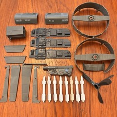 Vintage 1984 GI Joe ARAH Killer Whale Hovercraft Parts Lot!