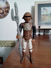 Vintage Star Wars 1982 Lando Skiff Guard Figure Complete NO REPRO HK UNITOY NICE
