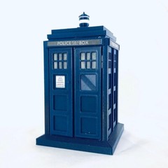 Custom 3D printed DR. Who TARDIS Police Box for 3.75 Inch (1:18) Figure Diorama