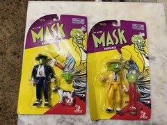 Lot Of 2 The Mask Animated Series Mask action figure by Toy Island 1997