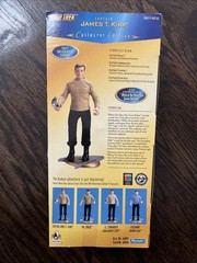 Star Trek Collector Edition Captain Kirk Mr Spock Sulu Scott 1996 Set Of 4 MIB