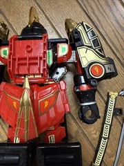 1994 Mighty Morphin Power Rangers Deluxe Thunder Megazord Incomplete