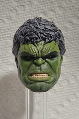PAINTED 1/12 CUSTOM HULK HEAD SCULPT