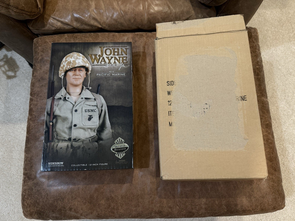 Sideshow Collectible Exclusive 12″ John Wayne as a Pacific Marine – NIB