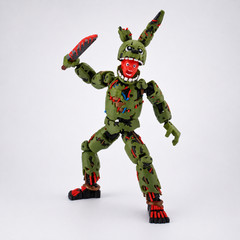 FNAF Springtrap Freddy Fazbear 3D Printed Action Figure Collectible Toy