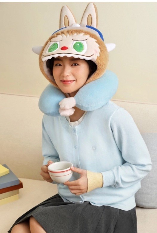 Popland Exclusive Labubu Travel Neck Pillow AUTHENTIC US SELLER