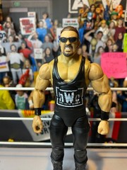 Brian Adams WWE Monday Night War nWo WCW Action Figure w/ Extra Head & Hands