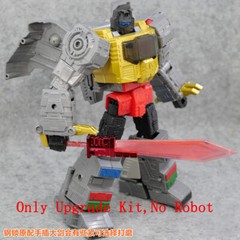 Transparent Neck Chest Upgrade Kit For SS86 Grimlock Weapon Sword Movable Hands