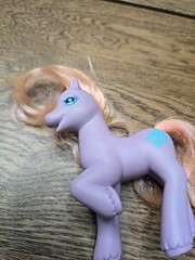 My Little Pony G2 MLP Petal Blossom Purple Pony Pink Hair Vintage 1997 Figure
