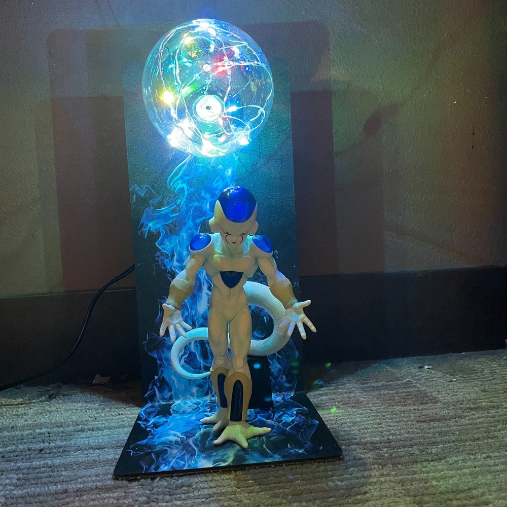 Dragon Ball Z Frieza Final Form Transform Anime Model LED Lamp 7″ Action Figure