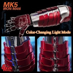 Iron Man Arm Armor w/Base Wearable Mech Arm Voice Touch Control Cosplay Props US