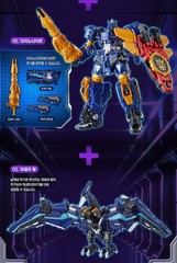 Miniforce Dinoid Warrior FORCE TRIGA & TYRANNO THUNDER LEGACY EDITION Dino Robot