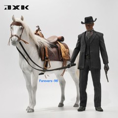 JXK175 1/6 Wild West Red Dead Horse & Harness F 12″ Figure Accessory Decoration