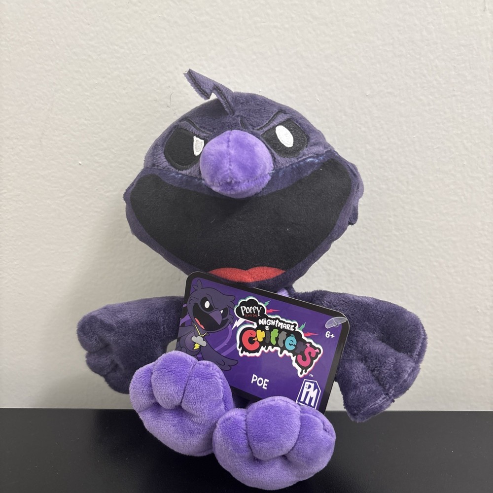 1x Poe Poppy Playtime Nightmare Critters 8″ Official Plush New w/ Tags