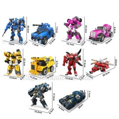 MINIFORCE PENTA X BOT PENTATRON Volt Semi Lucy Max Leo 5-Robots Full set No Box