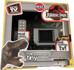 Jurassic Park Tiny TV Classics Best Clips Real Working TV