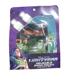 Disney’s Pixar BUZZ LIGHTYEAR Reusable Drink Pouch 10oz