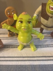 Lot (5) 2007 Gingy Gingerbread Man, Shrek, Bebe Shrek 4″ McDonald’s