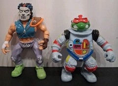Vintage TMNT Mixed Lot of 8 Playmates 1990s Rocksteady Casey Jones & MORE!! Good