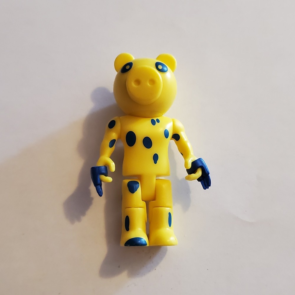 Roblox Piggy Series 1 Dinopiggy Yellow Blue Spots 3.5 Inch PhatMojo Figure